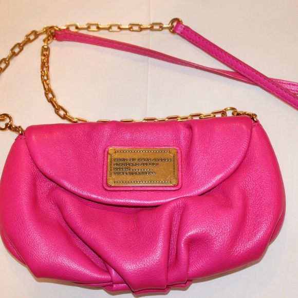 Marc By Marc Jacobs Handbags - Marc Jacobs Hot Pink Cross Body Purse